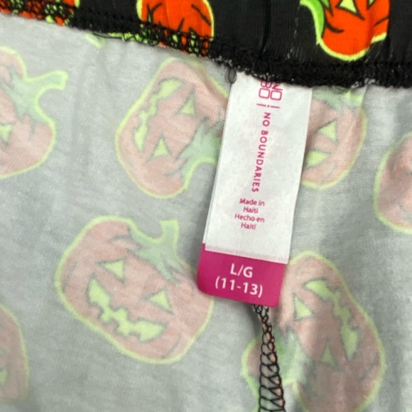 NWT Pumpkin Ankle Leggings L - Picture 5 of 7